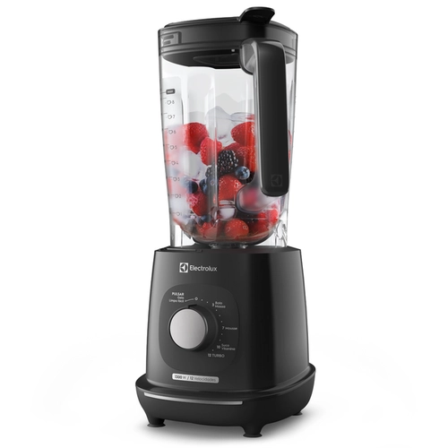 Liquidificador Efficient TriForce TruFlow 12 Velocidades 1300W 3,2L EBL1300 127v Preto - Electrolux