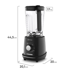 Liquidificador Efficient TriForce TruFlow 12 Velocidades 1300W 3,2L EBL1300 127v Preto - Electrolux