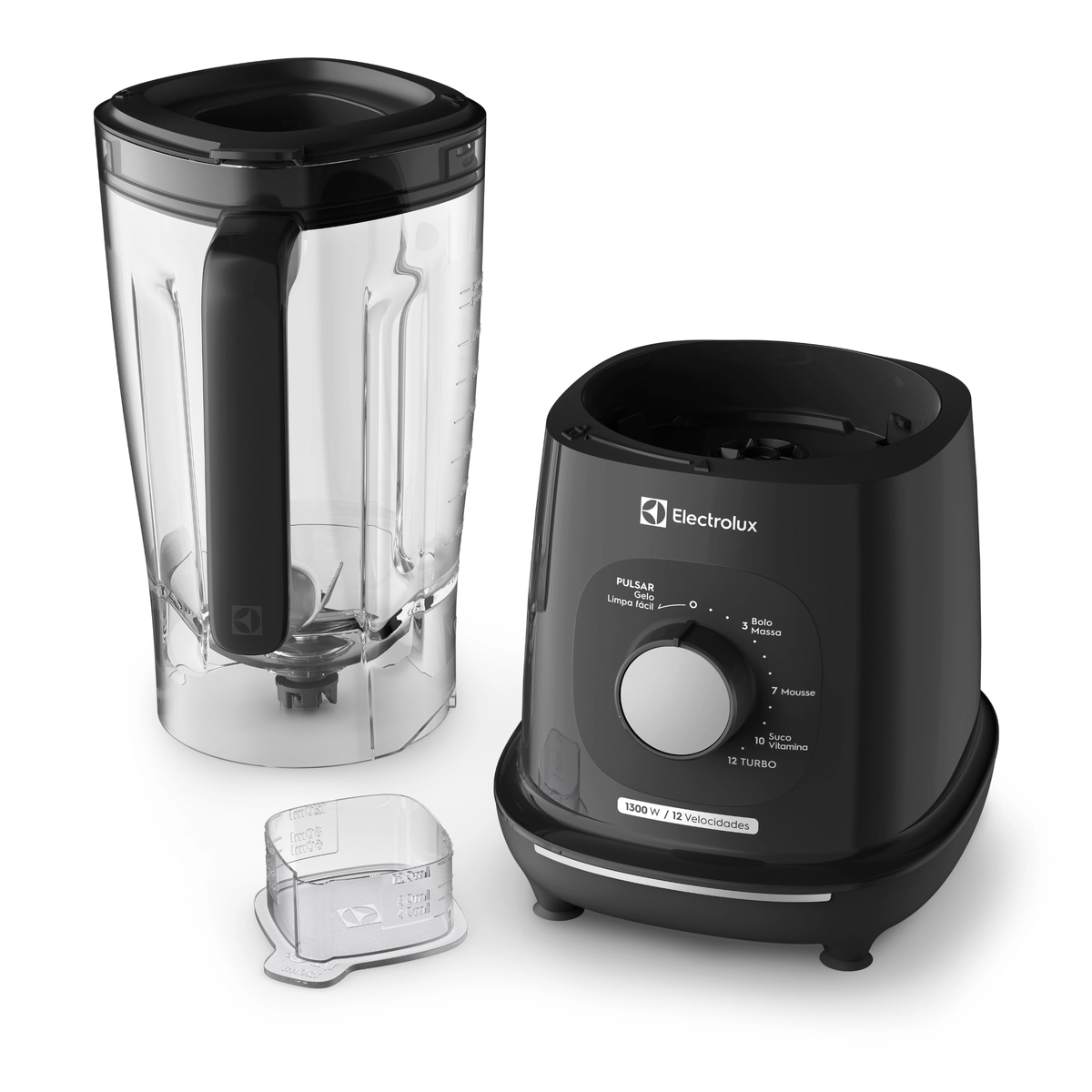 Liquidificador Efficient TriForce TruFlow 12 Velocidades 1300W 3,2L EBL1300 127v Preto - Electrolux