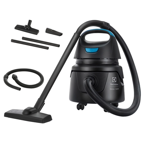 Aspirador de Pó/Água Hidrolux com Conjunto de Acessórios e Rodas 360° 1400W 5L AWD01 127v Preto - Electrolux