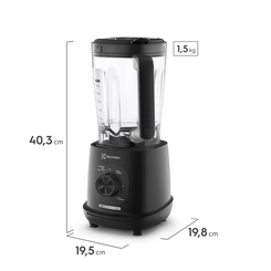 Liquidificador Efficient TriForce TruFlow 3 Velocidades 600w 2,7L EBL700 127v Preto - Electrolux