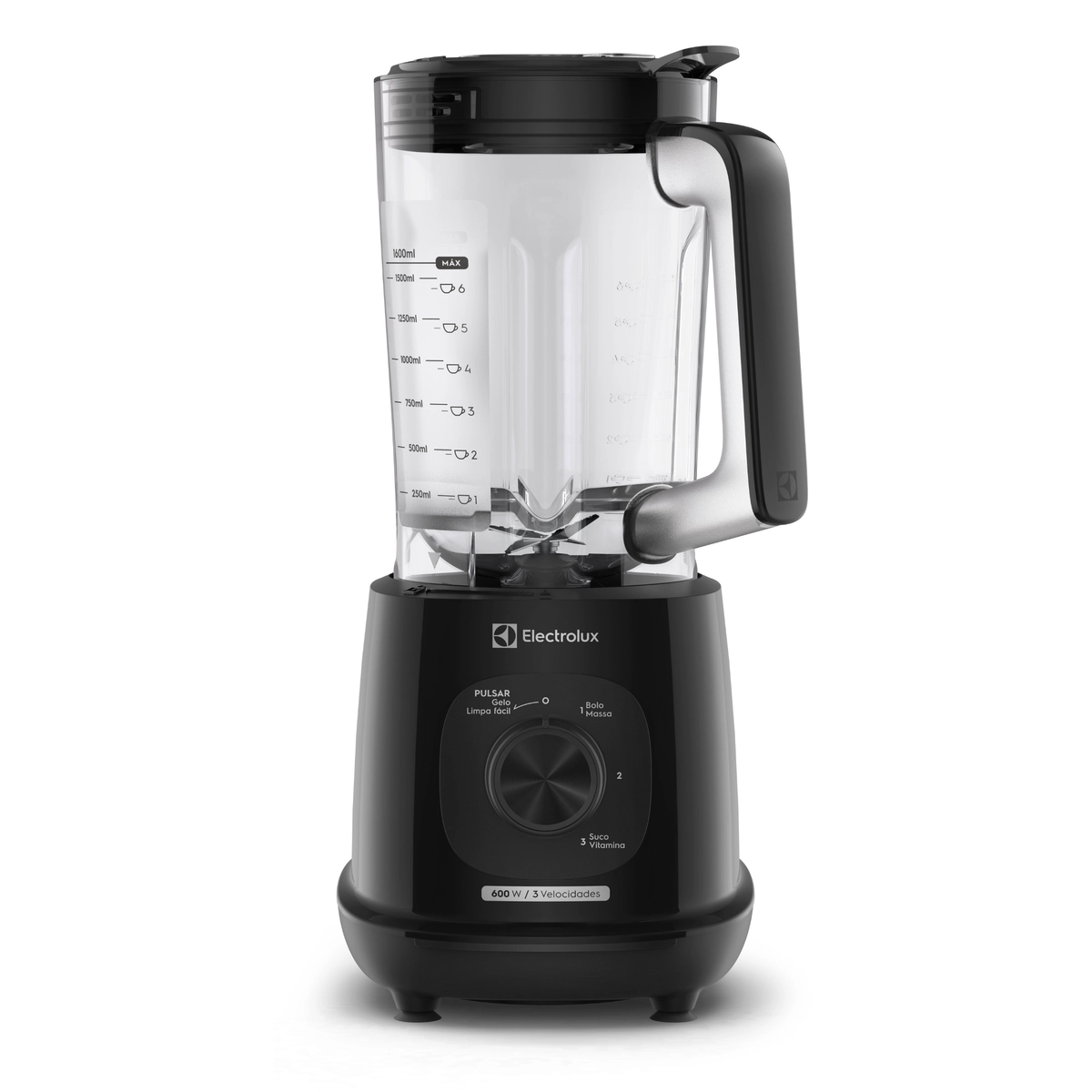 Liquidificador Efficient TriForce TruFlow 3 Velocidades 600w 2,7L EBL700 127v Preto - Electrolux