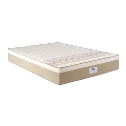 Colchão Los Angeles Plus Casal Molas Ensacadas Soft Pillow 23X138X188 Areia/Branco - Gazin