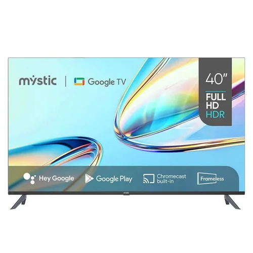 Smart Tv 40" Google HD HDR10, Assistente de Voz, GoogleCast MY-SG401081 Bivolt Preto - Mystic