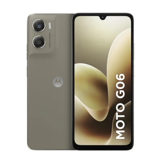 Celular Motorola MOTO G06 256GB PB9U0009BR Bege - Celular Motorola