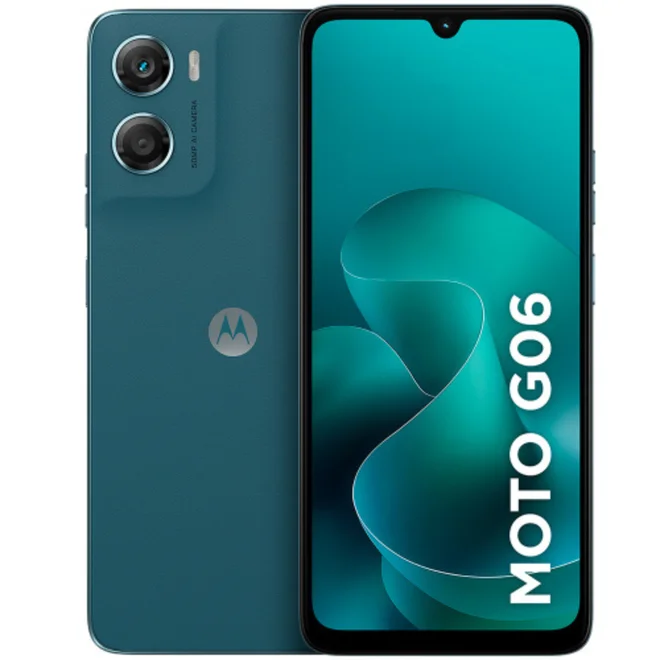 Celular Motorola MOTO G06 128GB PB9U000BR Azul