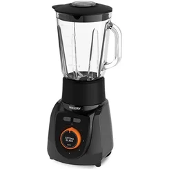 Liquidificador Mallory Optima Glass Jarra de Vidro 1,8L Preto 127V - AP / MT