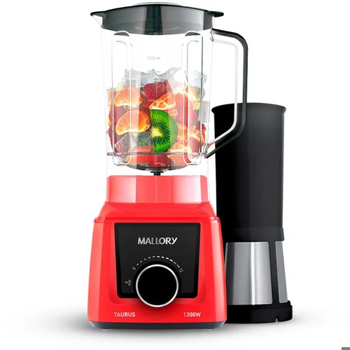 Liquidificador Mallory Taurus 1,8L 1300W 12 Velocidades Vermelho 127V AP/MT