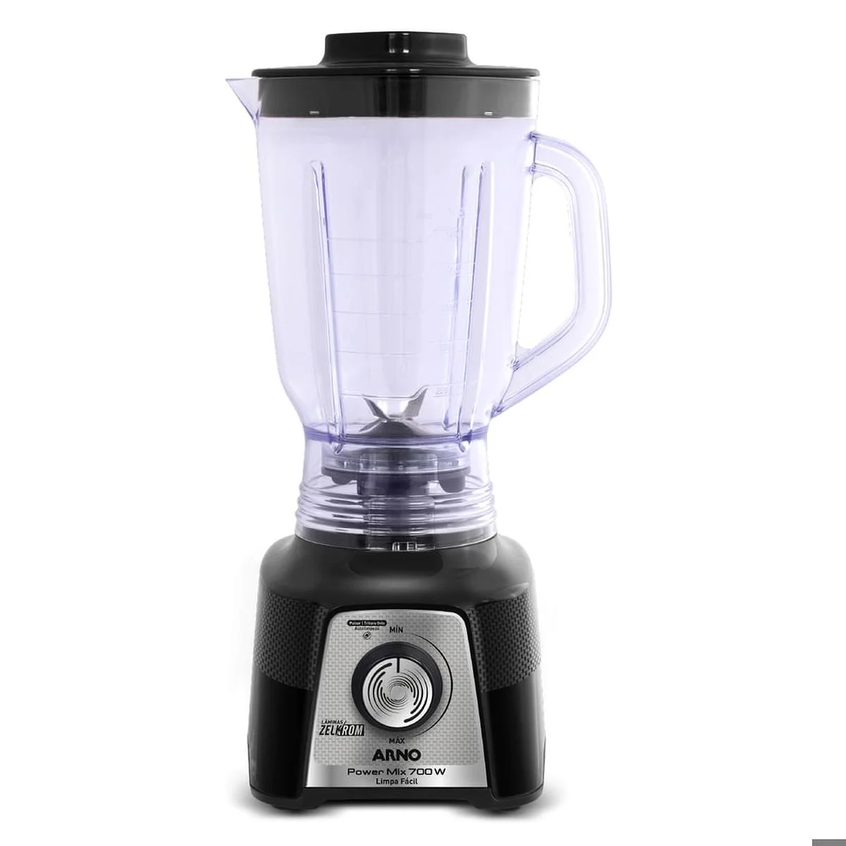 Liquidificador Arno Power Mix Limpa Fácil 700W Comfort Preto LQ35 AP/MT