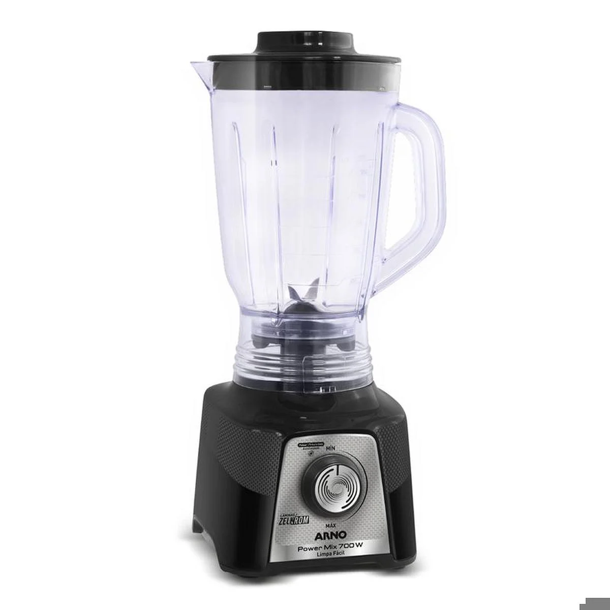 Liquidificador Arno Power Mix Limpa Fácil 700W Comfort Preto LQ35 AP/MT