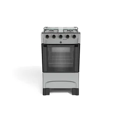 Fogão Mueller MFI4BB 4 Bocas Mesa Inox Acendimento Automático Titânio AP/MT