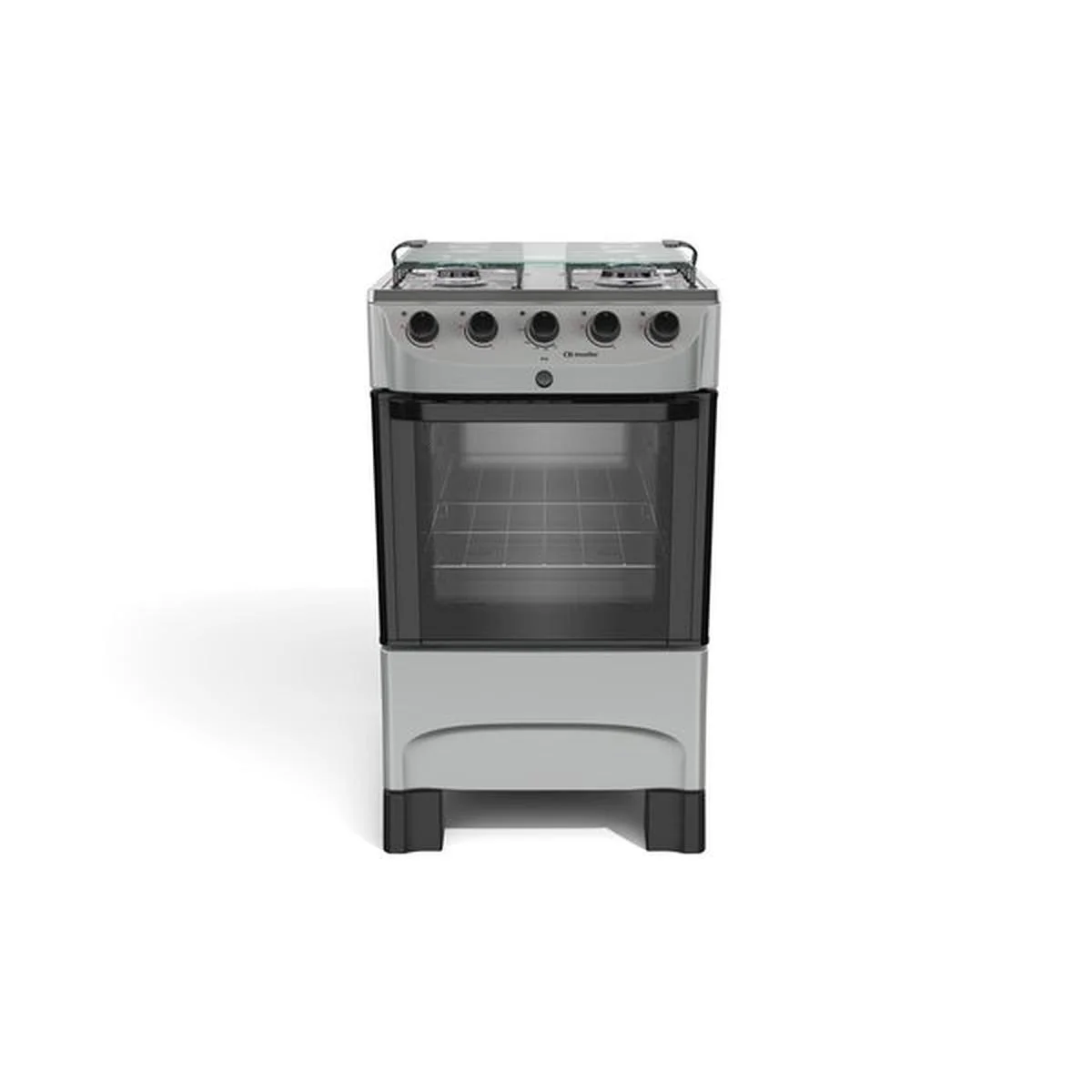 Fogão Mueller MFI4BB 4 Bocas Mesa Inox Acendimento Automático Titânio AP/MT