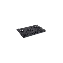 Cooktop a Gás Mondial CTG-1035 5 Bocas Vidro Temperado Preto Bivolt AP/MT