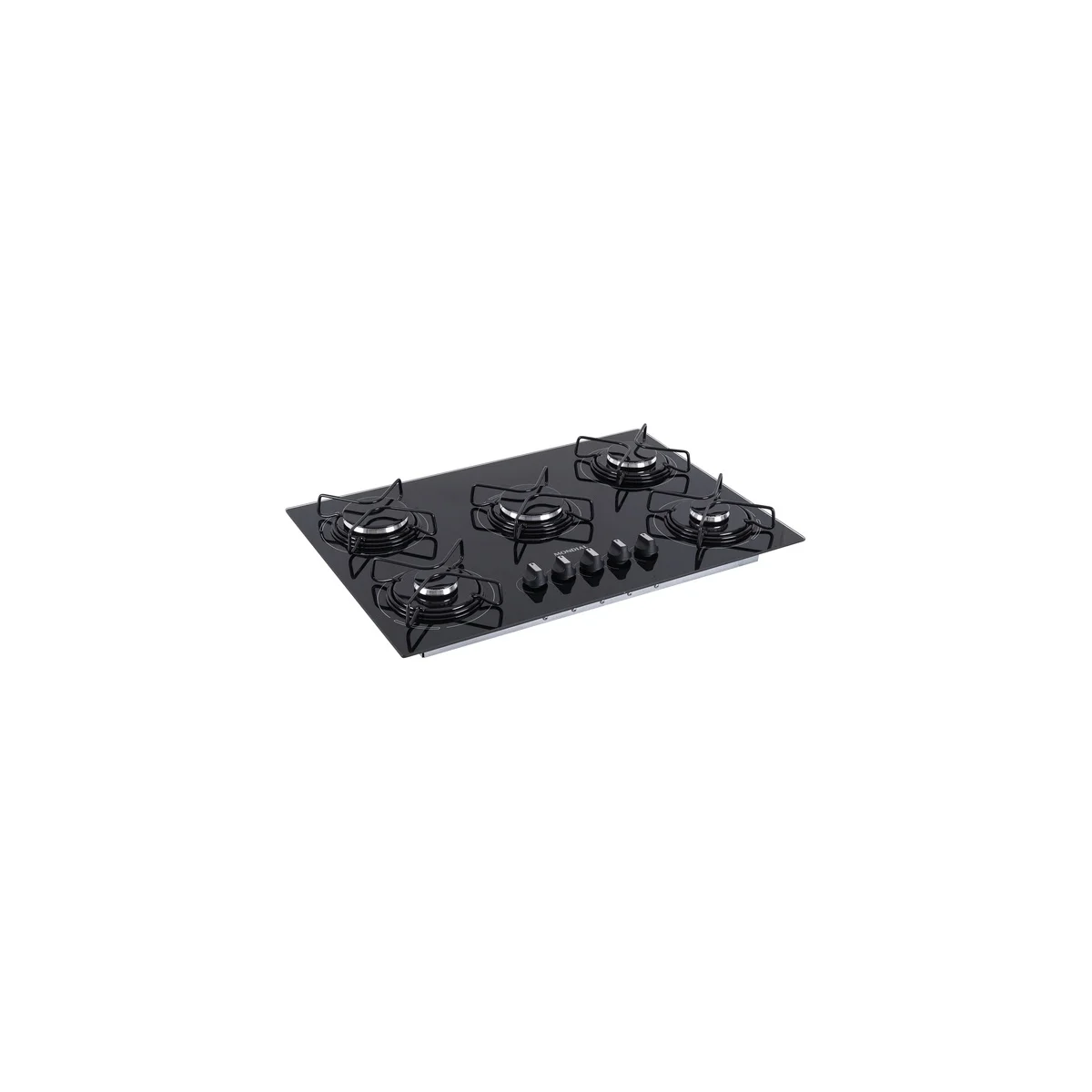 Cooktop a Gás Mondial CTG-1035 5 Bocas Vidro Temperado Preto Bivolt AP/MT