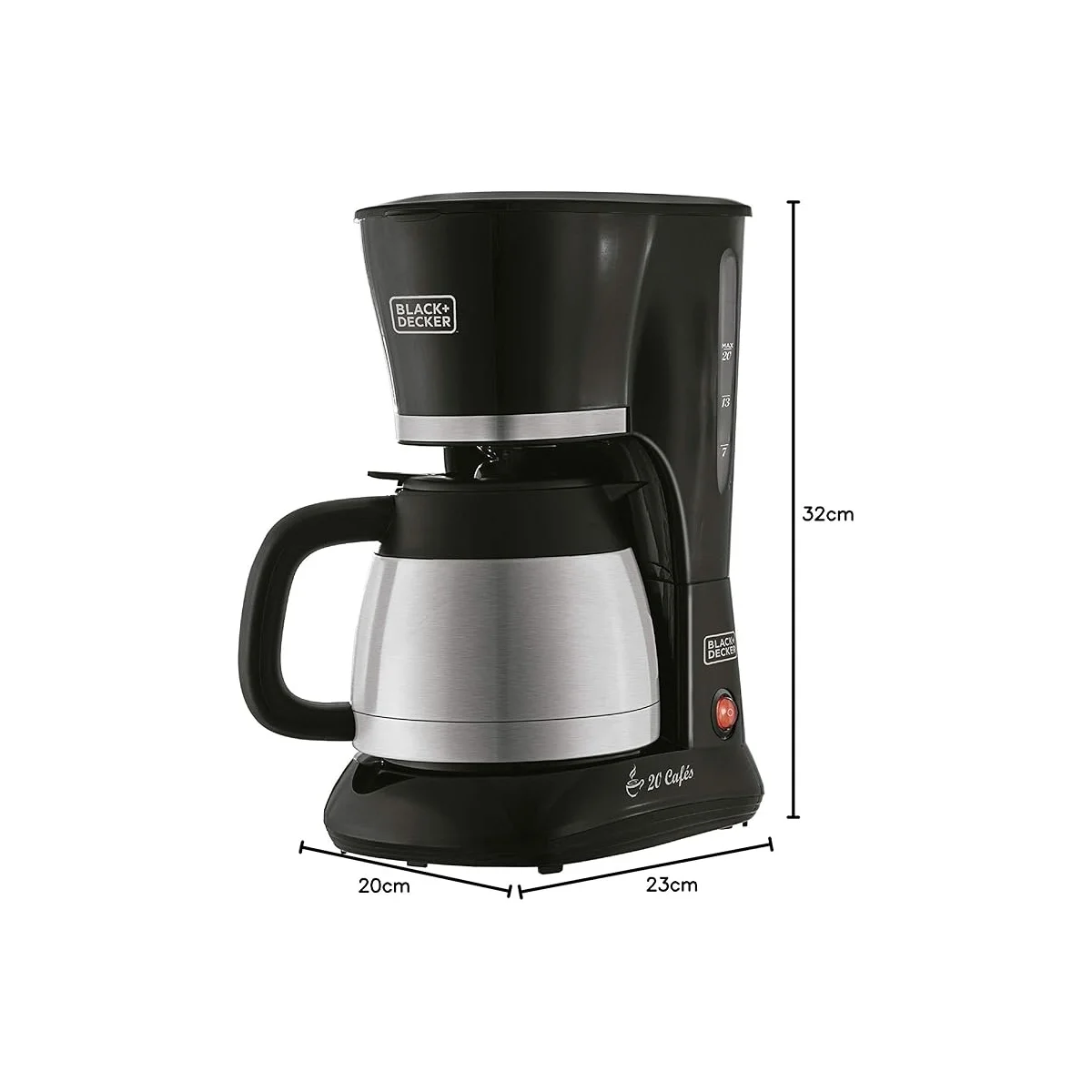 Cafeteira Elétrica Black+Decker - 127V - CM200I-BR - AP / MT
