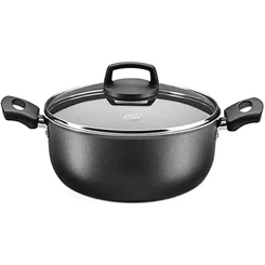 Caçarola MTA Cristal Grafite Nº 16 1,4L com Tampa de Vidro - AP / MT