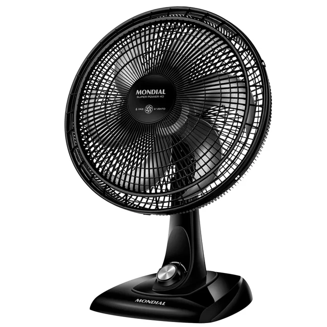 Ventilador Mesa Mondial 40cm 140W 6 Pás VSP-40-B AP / MT