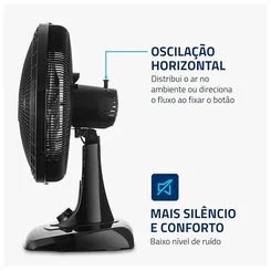 Ventilador Mesa Mondial 40cm 140W 6 Pás VSP-40-B AP / MT
