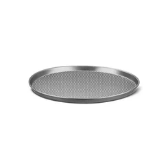 Forma para Pizza Crocante com Furos Nº 35 1,5L Alumínio Antiaderente Grafite 3646 MTA AP/MT