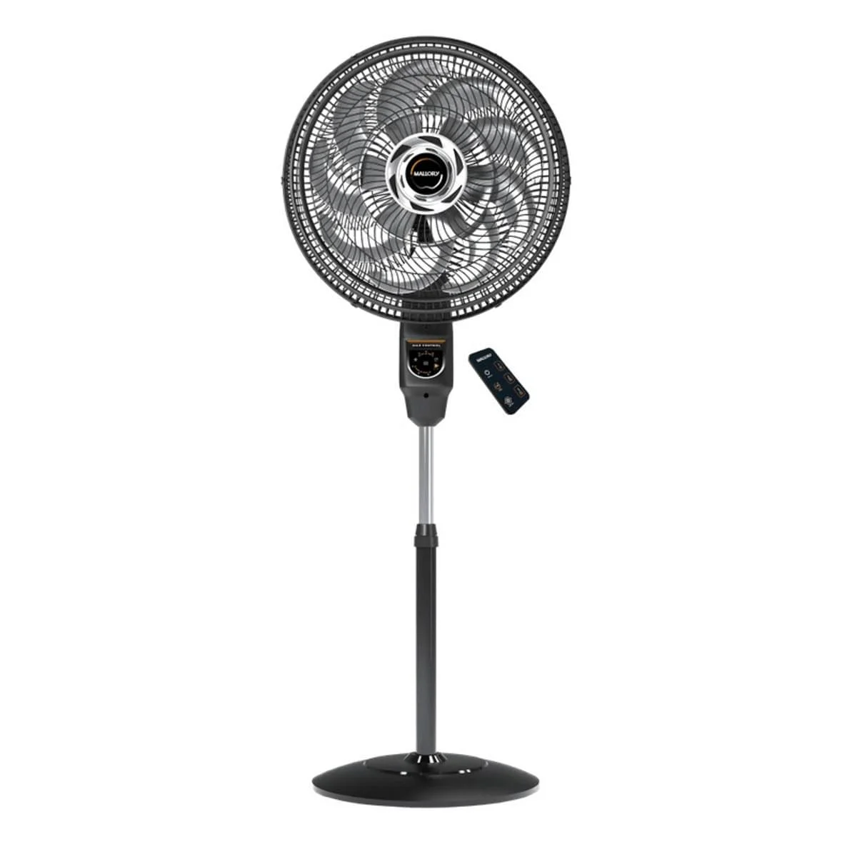 Ventilador de Coluna Mallory Max Control 40cm Preto e Grafite 127V AP/MT