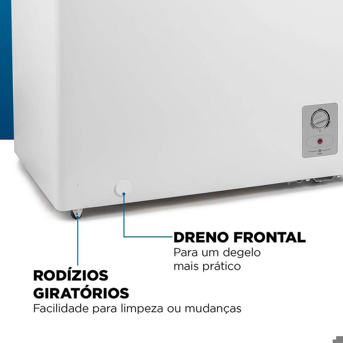 Freezer Horizontal 150L Mondial Branco FHZ-01-W150 AP/MT