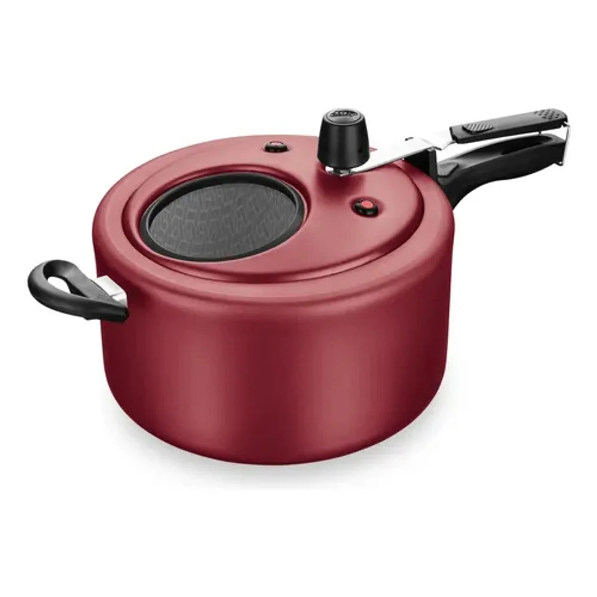 Panela de Pressão MTA Superior 8L Cereja com Visor de Vidro e Fechamento Interno - AP / MT