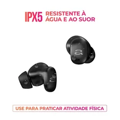 Fone de Ouvido Earbud AIWA AWS-EB-03-B Bluetooth Bivolt IPX5 ANC - AP / MT