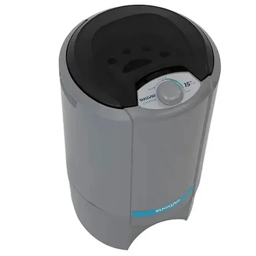 Centrífuga de Roupas Suggar Giromax CT1501PR 15kg Prata 127V - AP / MT