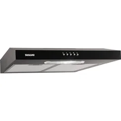 Depurador de Ar Slim 60cm 3 Velocidades Preto 127V - Suggar - AP / MT