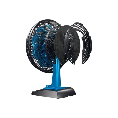 Ventilador de Mesa Mallory Air Care Revolution 40cm 127V Preto/Azul AP/MT