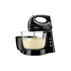 Batedeira Elétrica Mondial 400W Preta 127V AP/MT