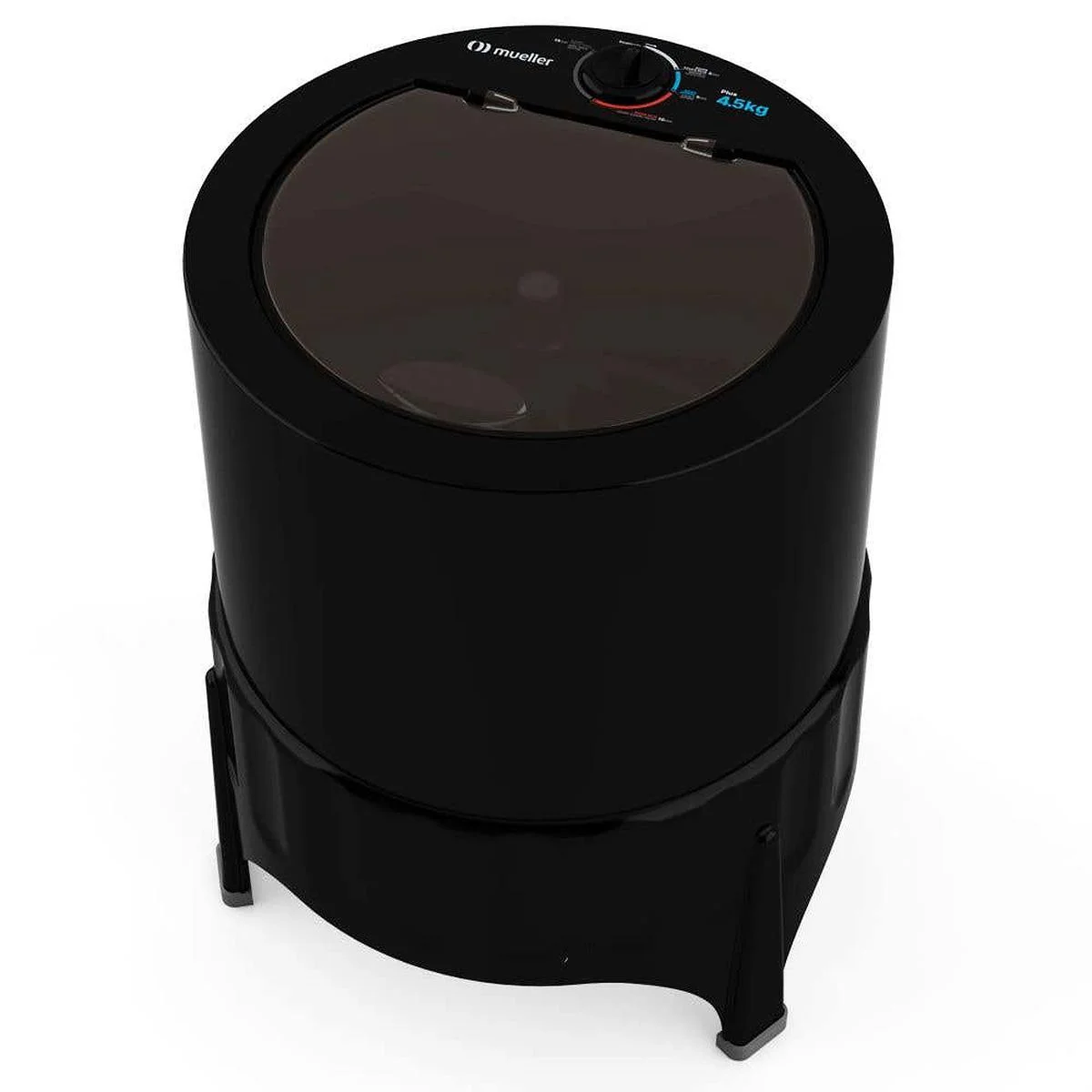 Lavadora Semiautomática Mueller Plus 4,5Kg Preta 127V AP/MT