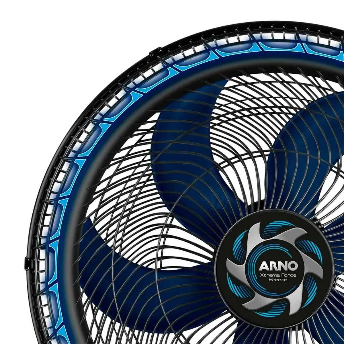 Ventilador de Mesa Arno Xtreme Force Breeze 50cm VB50 Preto/Azul AP/MT