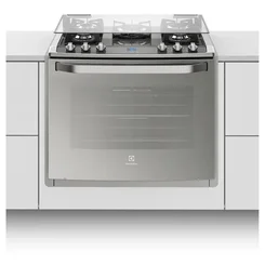 Fogão de Embutir Electrolux 5 Bocas 76EXV Mesa de Vidro Inox 127V - AP / MT