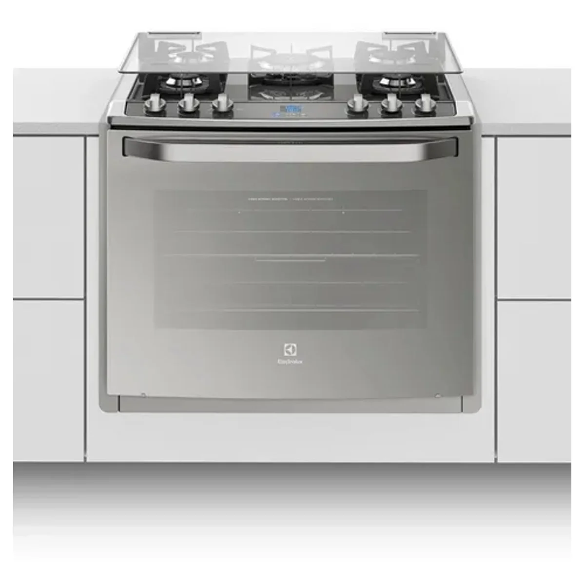 Fogão de Embutir Electrolux 5 Bocas 76EXV Mesa de Vidro Inox 127V - AP / MT