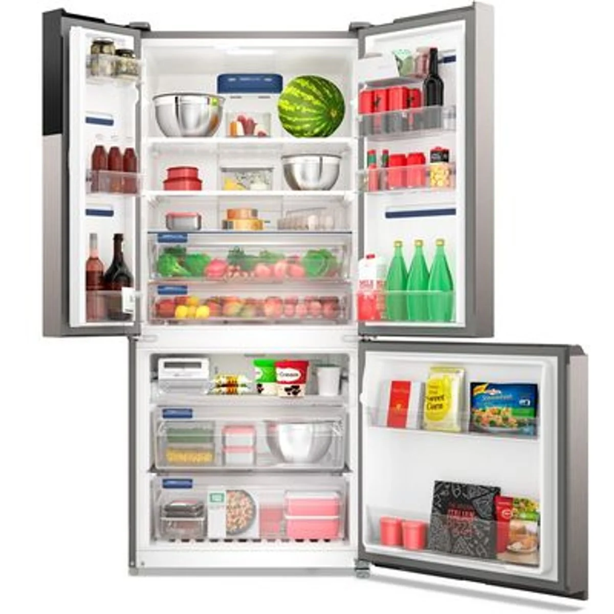 Geladeira Electrolux Multidoor Efficient IM8S 590L Inox