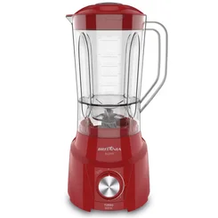 Liquidificador Britânia BLQ970V Turbo 900W 2,6L Vermelho 127V AP/MT