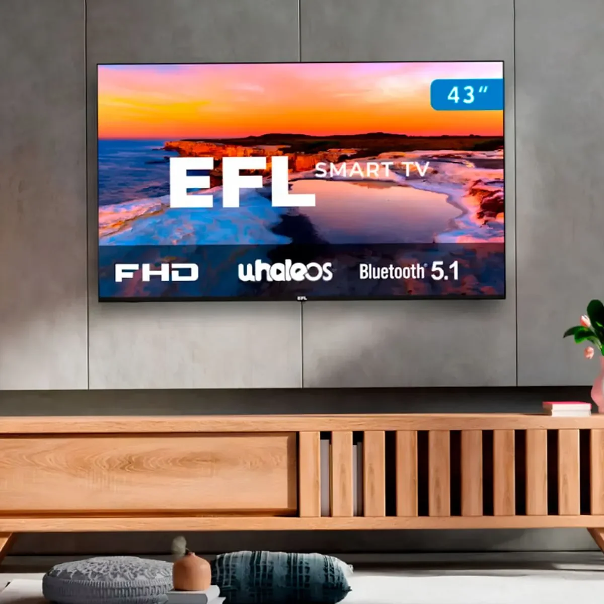 Smart TV EFL 43” HD DLED AP/MT