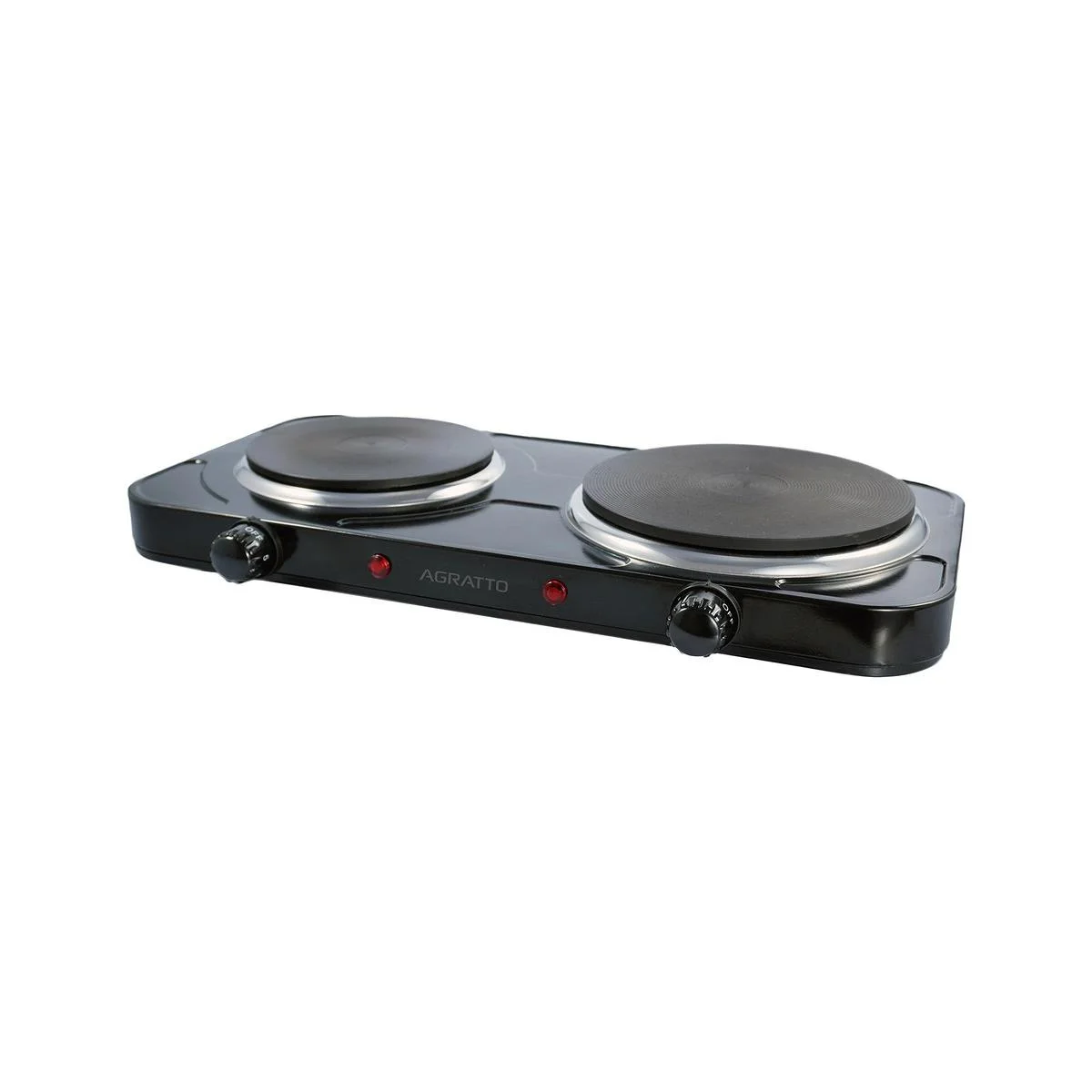 Fogão Elétrico de Mesa Agratto FMP-01 2 Pratos 2500W Preto 127V AP/MT