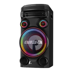 Caixa de Som Torre AIWA AWS-T1W-02 1600W Bluetooth RGB USB FM DJ Bivolt - AP / MT