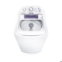 Lavadora de Roupas Electrolux 8,5kg Turbo Economia Branca com Jet&Clean e Filtro Fiapos LAC09 127V AP/MT