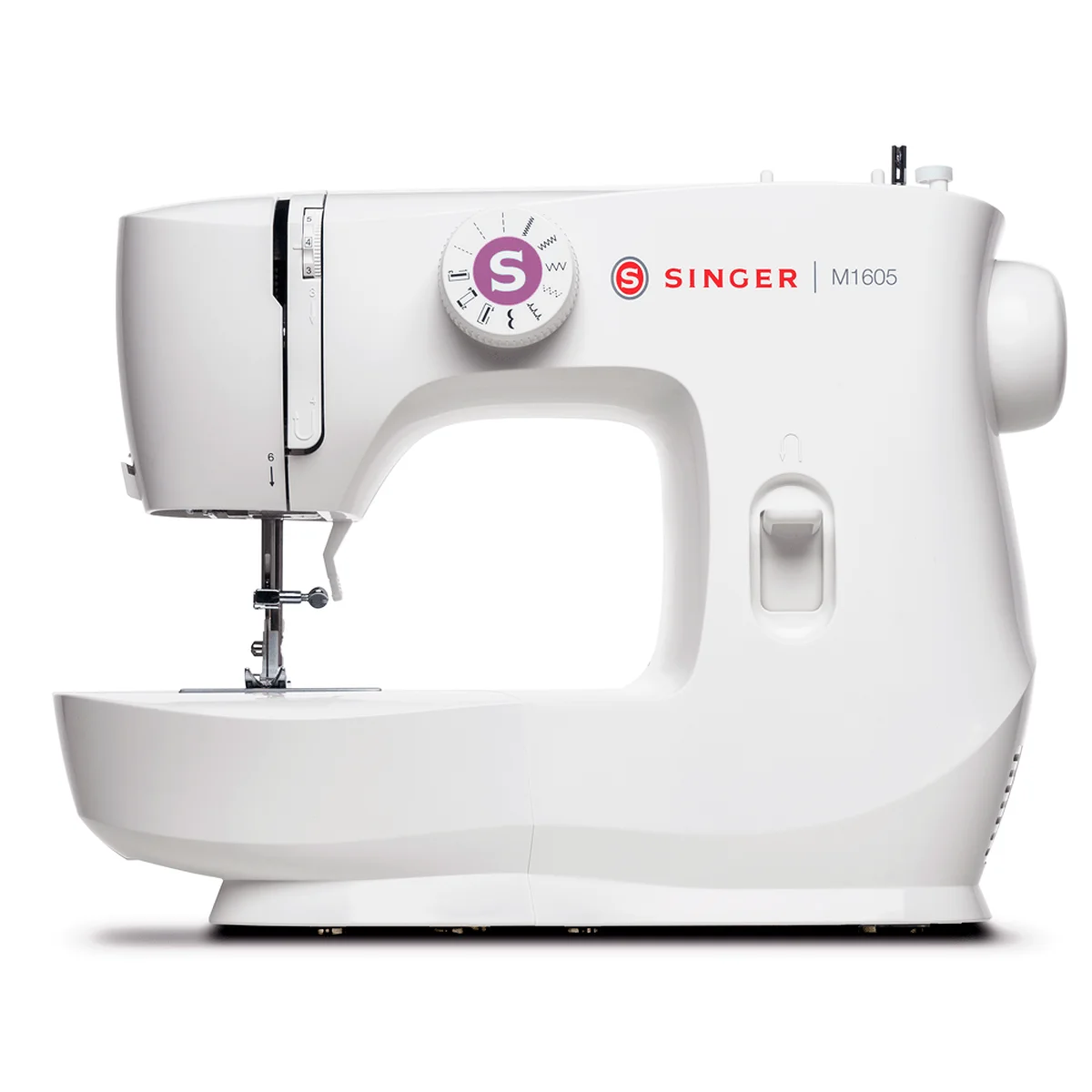 Máquina de Costura Singer Doméstica M1605 Portátil Branca AP/MT