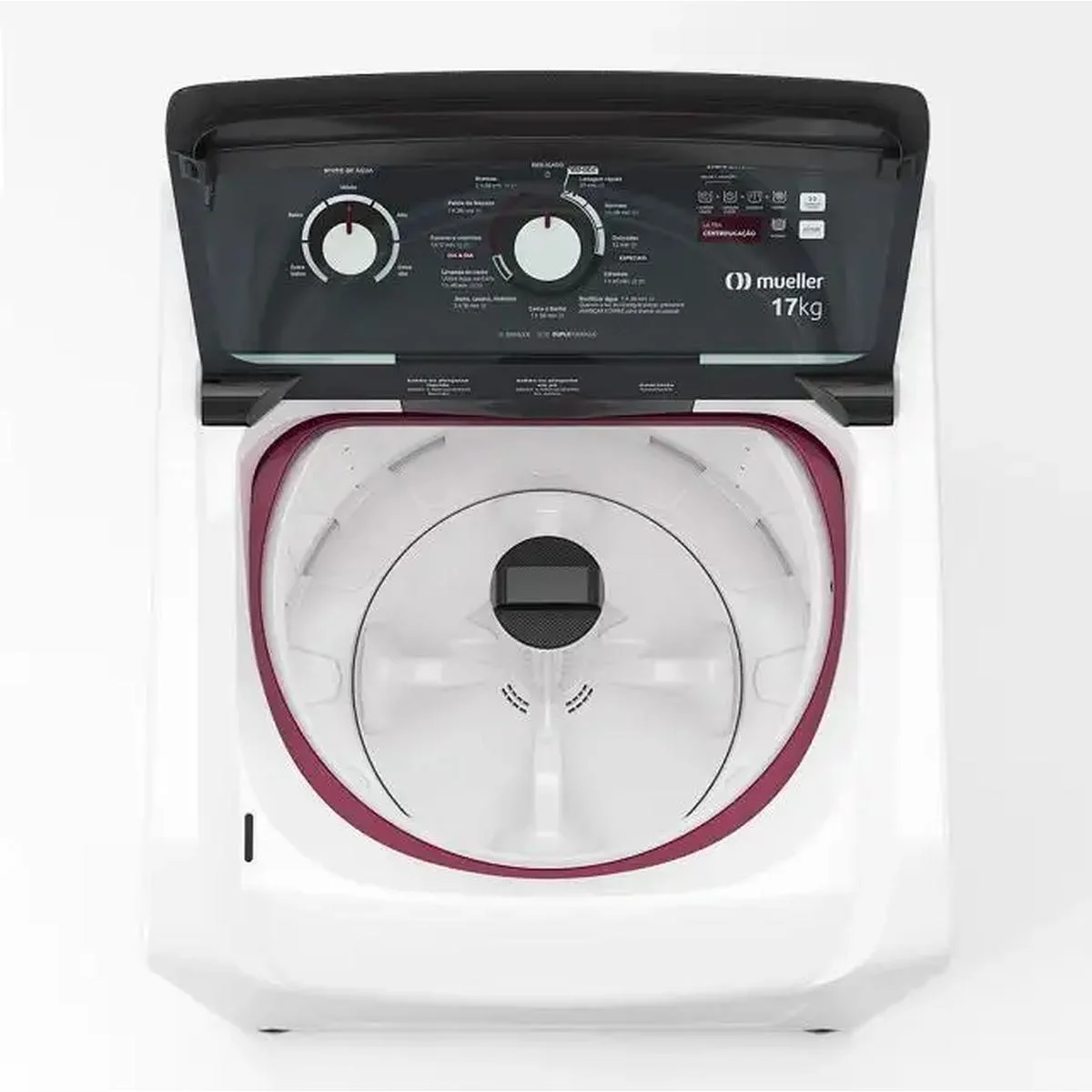 Máquina de Lavar Mueller 17kg Automática MLA17 Branca 127V AP/MT