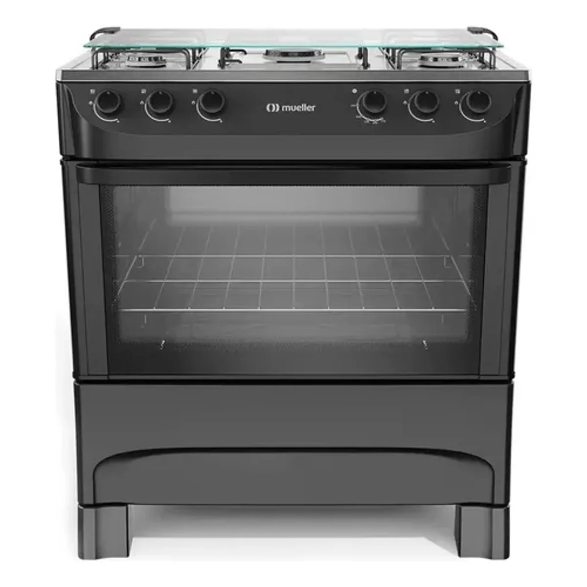 Fogão Mueller MFI5BA 5 Bocas Preto Fosco Acendimento Manual - AP / MT