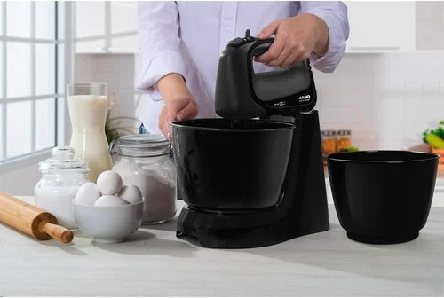 Batedeira Portátil Arno Mini Chef 400W Preta 127V AP/MT