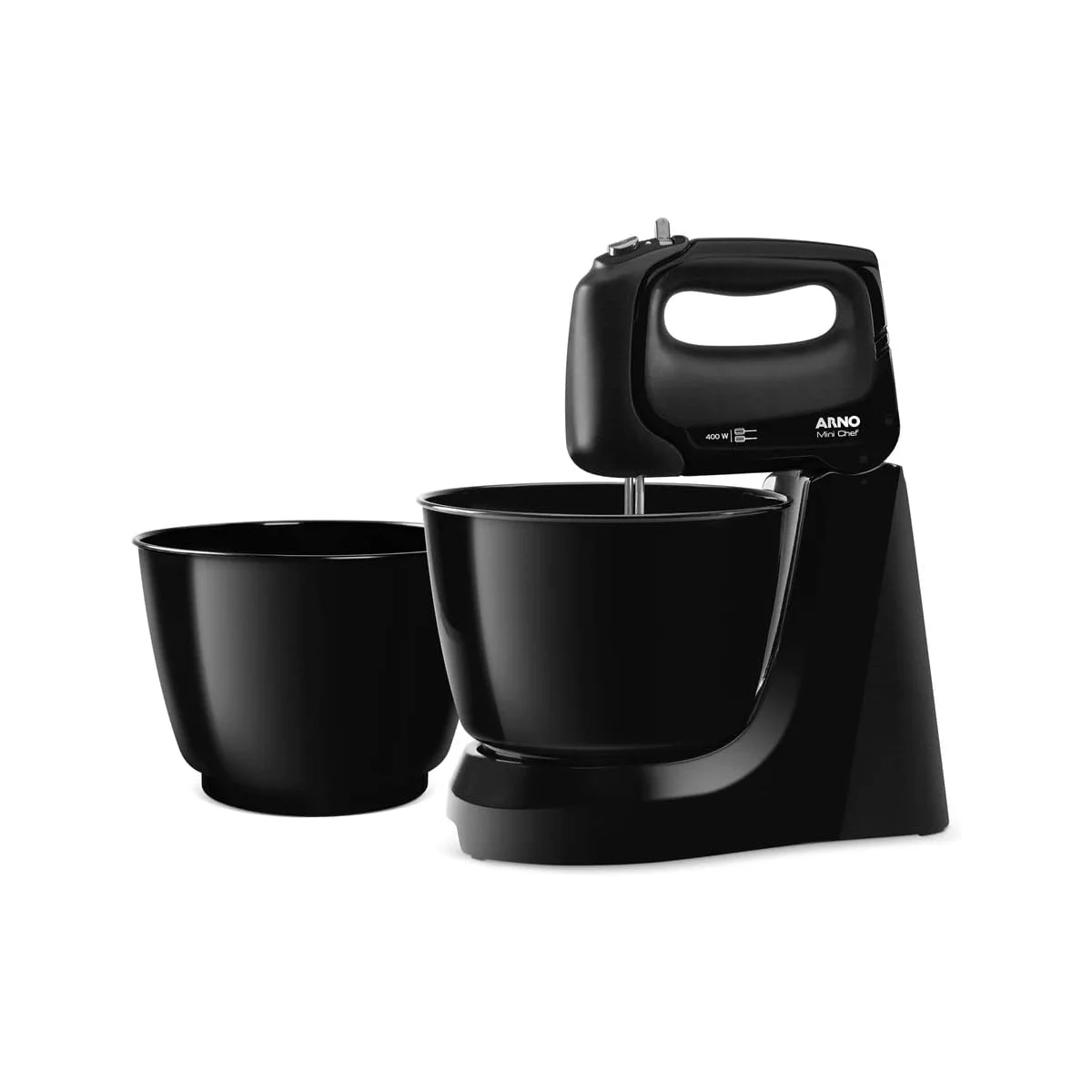 Batedeira Portátil Arno Mini Chef 400W Preta 127V AP/MT