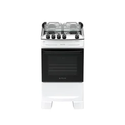 Fogão Atlas Mônaco Top 4 Bocas Branco Mesa Inox Bivolt - AP / MT