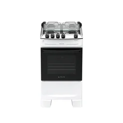 Fogão Atlas Mônaco Top 4 Bocas Branco Mesa Inox Bivolt - AP / MT