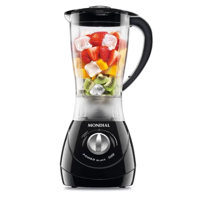 Liquidificador Mondial Power Black - Preto 127V AP / MT