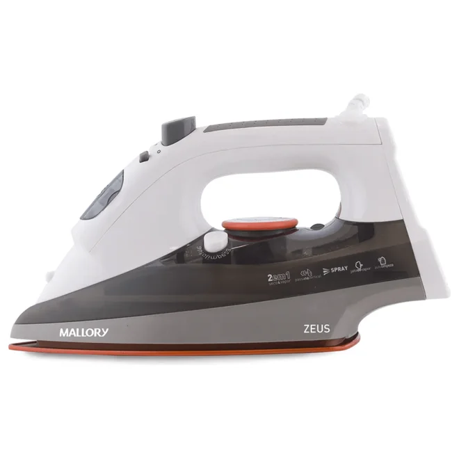 Ferro de Passar a Vapor e a Seco Mallory Zeus Ceramic 1250W 127V AP/MT